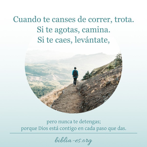 Imágenes cristianas - Dios está contigo