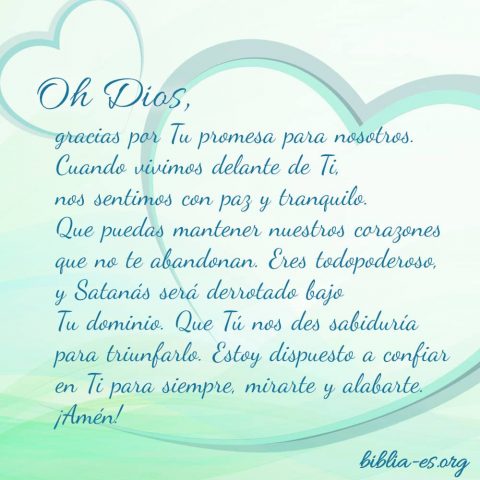 Oración - que Dios me mantenga mi corazon que no le aleje