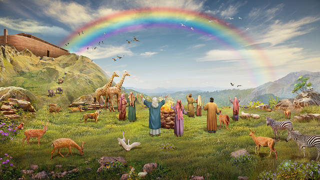 Dios convierte el arco iris en símbolo de Su pacto con el 