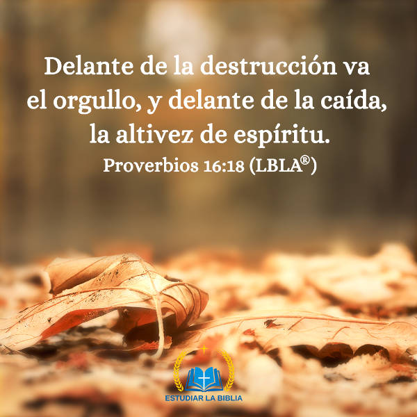 Versículo de Hoy - Explicación de Proverbios 16:18