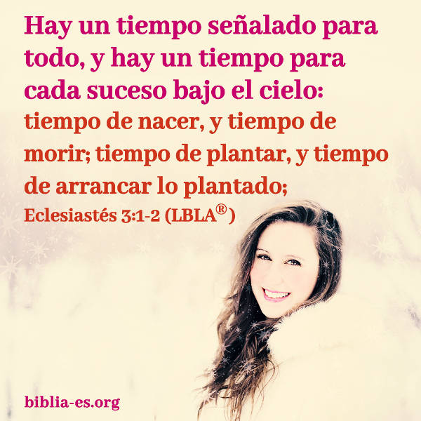 Versículo de Hoy - Explicación de Eclesiastés 3:2