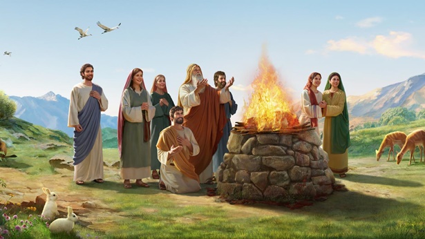 La bendición de Dios a Noé después del diluvio