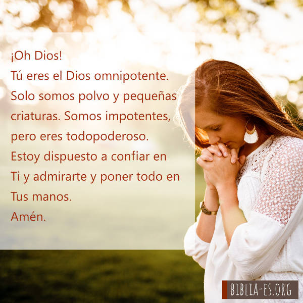 Confianza en Dios en las pruebas