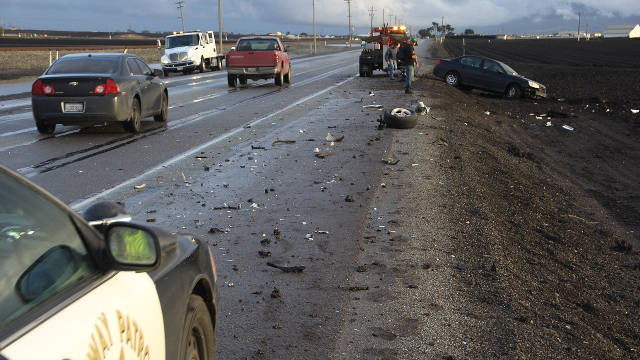 Un accidente de tráfico