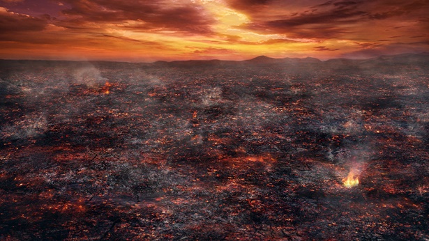 Sodoma es totalmente aniquilada por ofender la ira de Dios