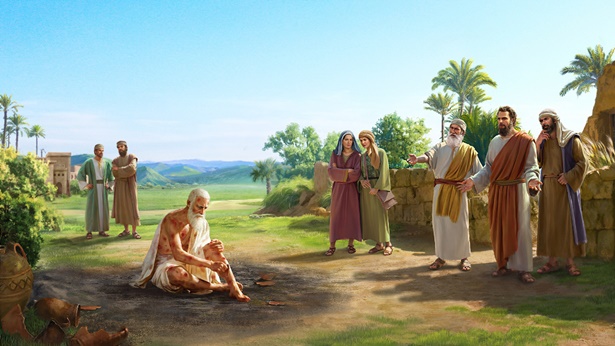 Satanás tienta a Job una vez más (aparecen llagas por todo su cuerpo) (Parte 2)