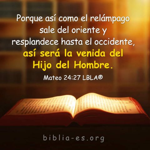 Mateo 24:27