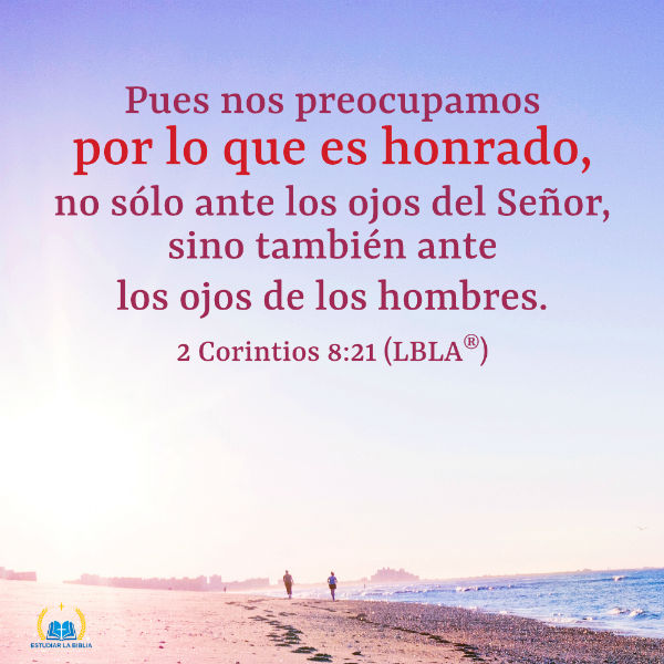 Versículos De La Biblia 2 Corintios 821