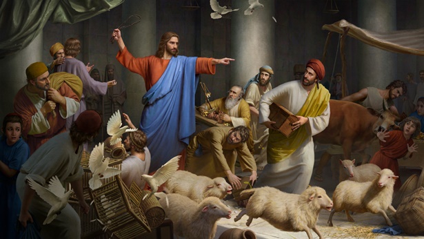 Jesús limpia el templo