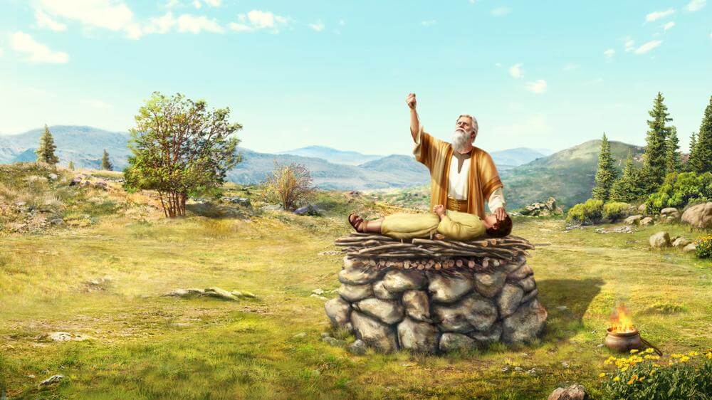 Abraham ofrece a Isaac